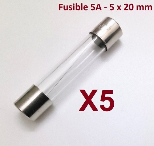 Fusible 5x20mm fundido - -,