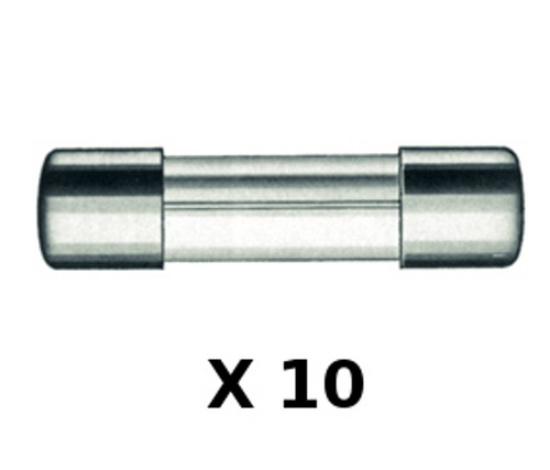 Fusibles verre 5x20 - 10, fusion