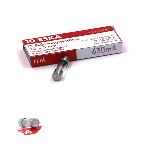 Fusibile vetro 5x20 veloce - fusibile,