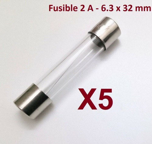 Fusible x 32 mm - 2, 6.3