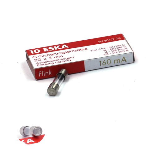 Fusibile vetro 5x20 veloce - fusibile,