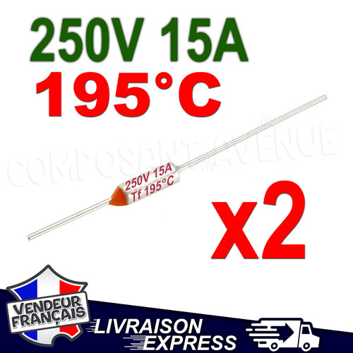 Fusibles thermiques 195 tf - 2, 195°