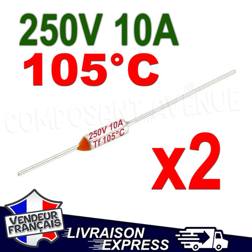 Fusibles thermiques 105 tf - 105°,