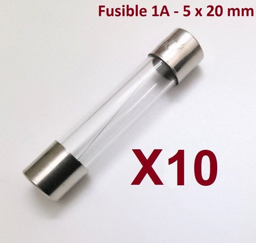 Fusible 5x20mm fundido - 1a,