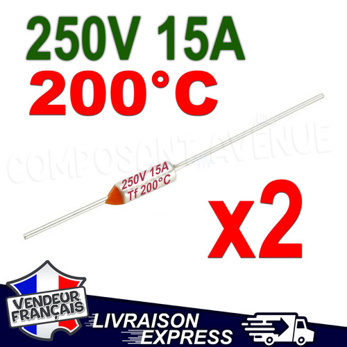 Fusibles thermiques 200 tf - 200°,