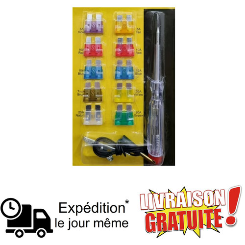 Lot fusibles de voiture - fusibles,
